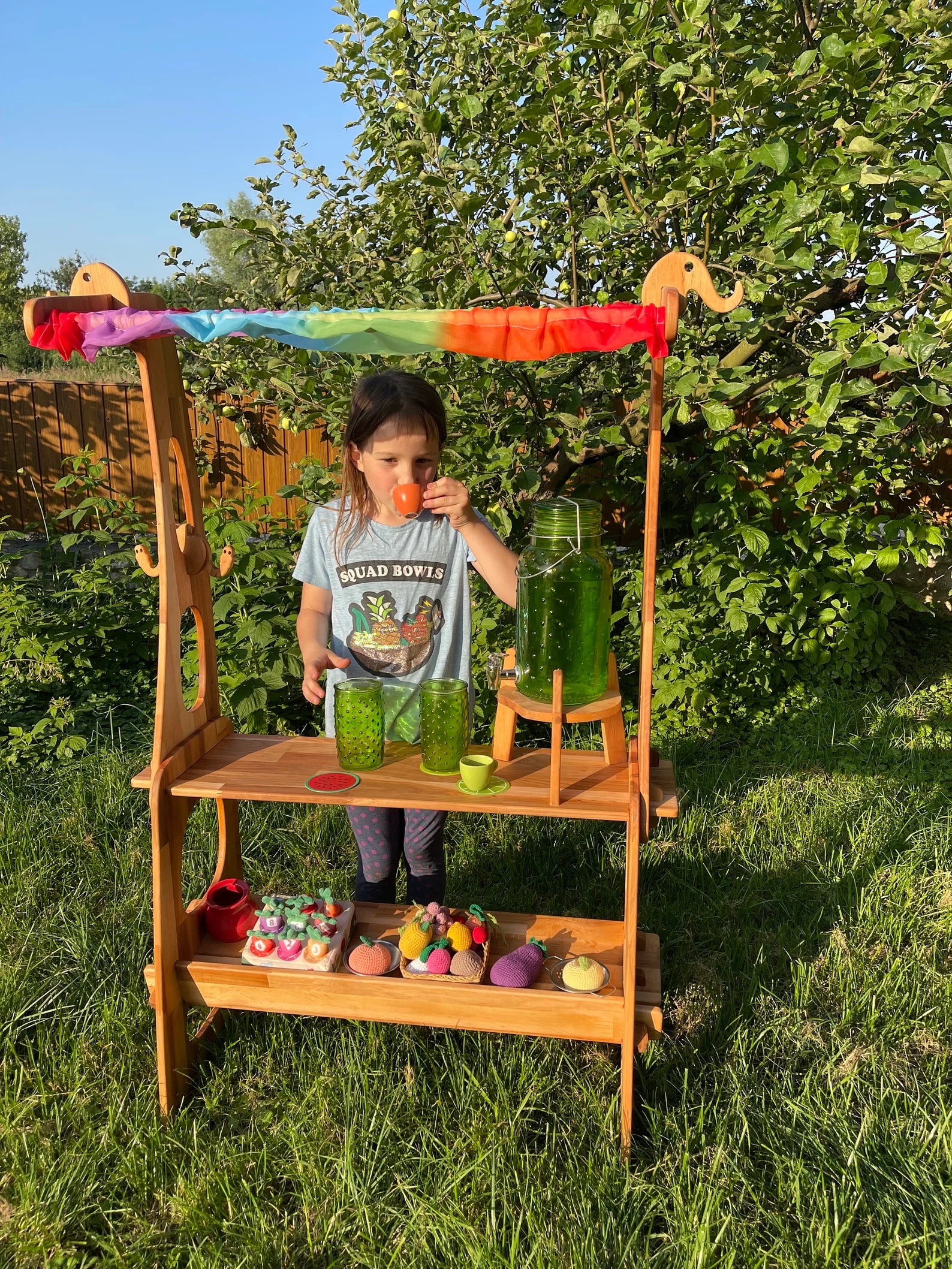 Kid Store Foldable Lemonade Play shop