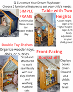 Wooden Montessori Playhouse