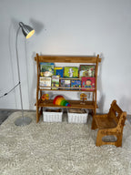Single Waldorf Play Stand with Bookshelf