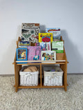 Montessori Bookshelf Furniture Wooden Storage