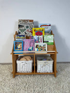 Montessori Bookshelf Furniture Wooden Storage