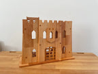 Wooden blocks castle