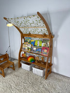 Single Waldorf Play Stand with Bookshelf