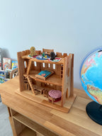 Wooden blocks castle