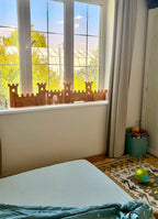 Wooden blocks castle