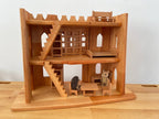 Wooden blocks castle