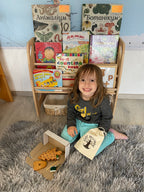 Montessori Bookshelf Furniture Wooden Storage