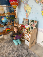 Montessori Bookshelf Furniture Wooden Storage