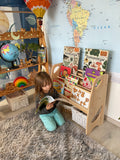 Waldorf Wooden Storage Bookshelf