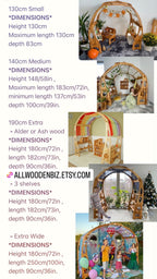 Dimensions playstand Allwooden