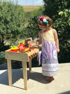 Wooden Stove and Sink Kitchen Play Set