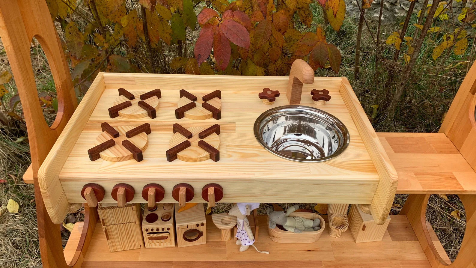 Kitchen Play Set Montessori Waldorf