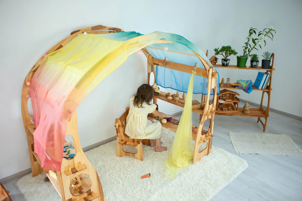 Wooden Storage Kids Bookshelf