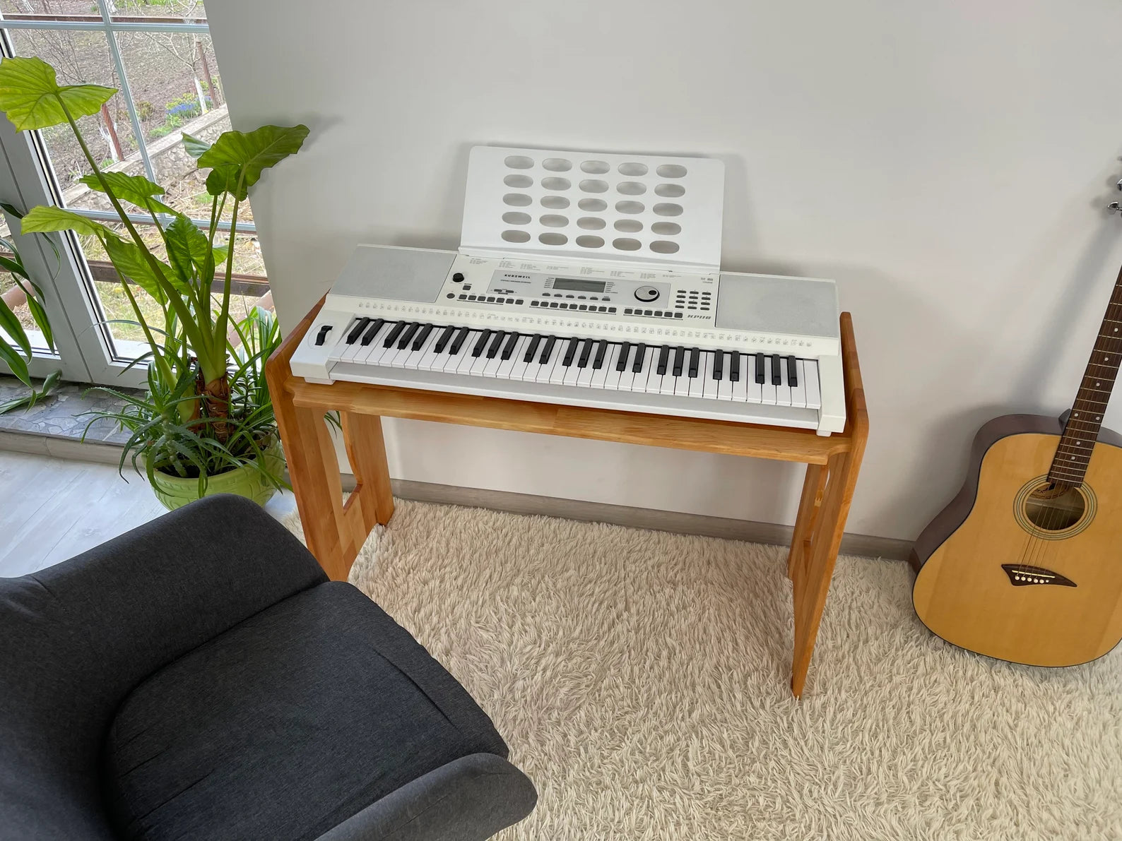 Wooden Table for digital piano