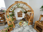 Fabric Flowers Canopy for Playstands