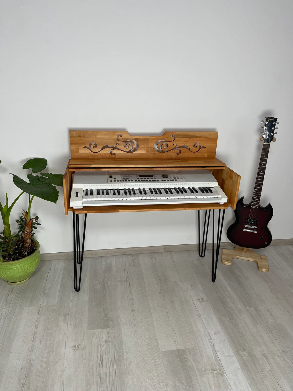Wooden Table for digital piano
