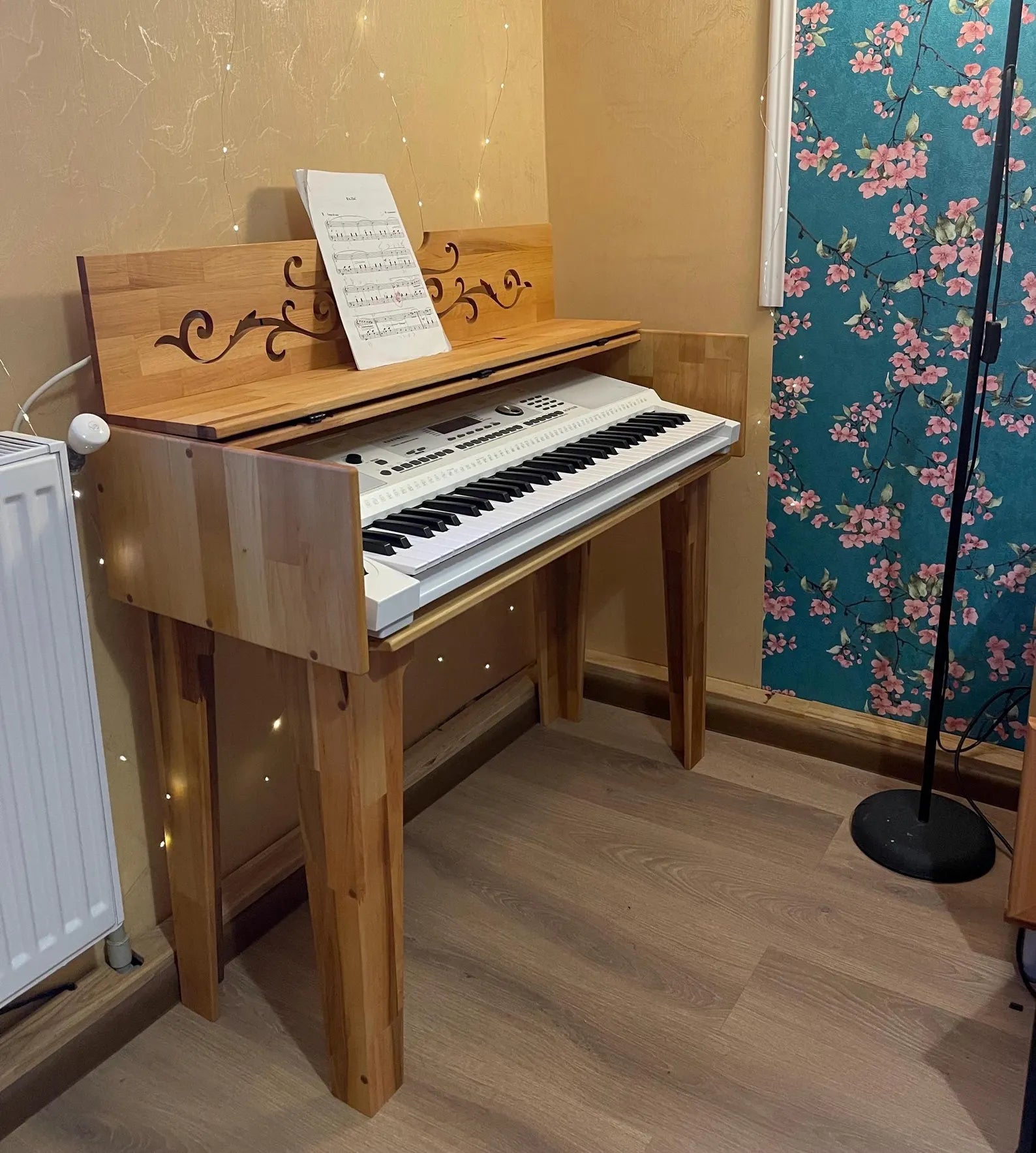 Wooden Table for digital piano