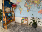 Wooden Storage Kids Bookshelf