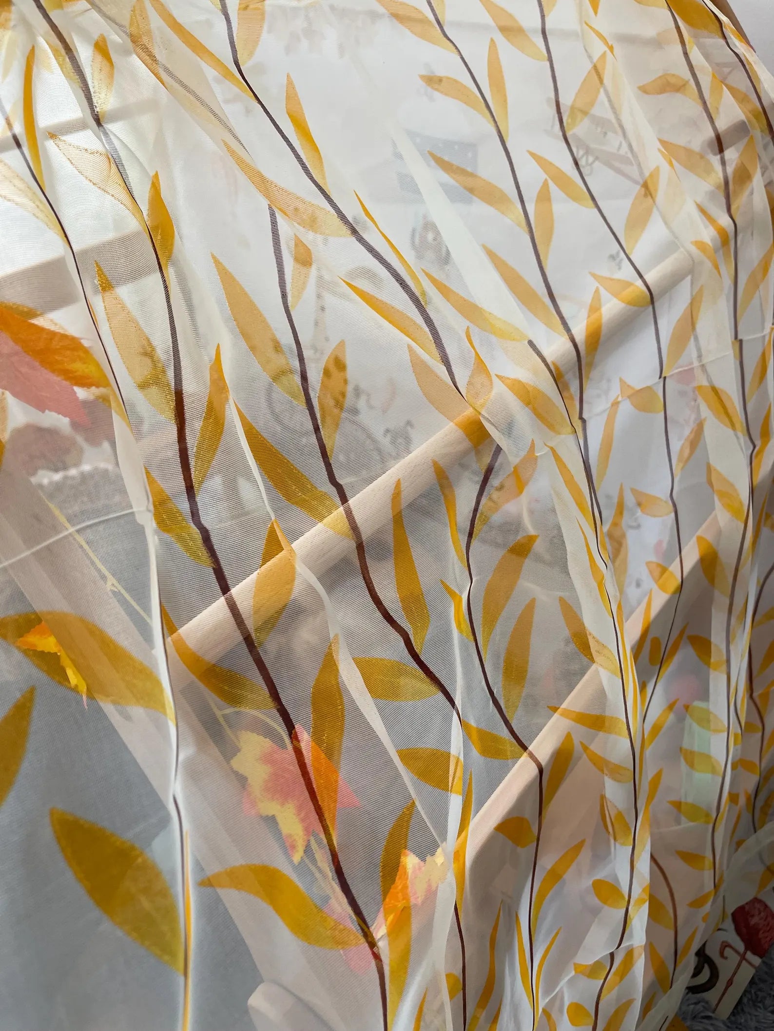 Fabric Flowers Canopy for Playstands