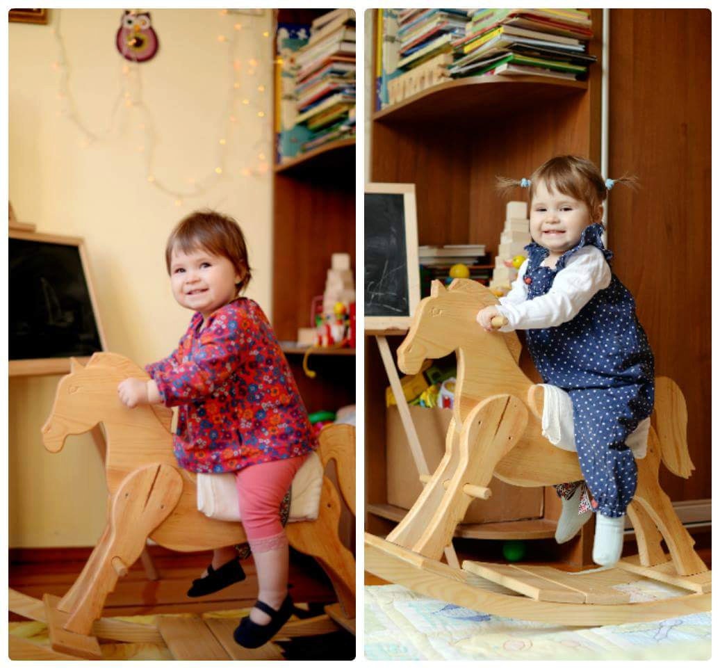 Wooden Rocking Horse