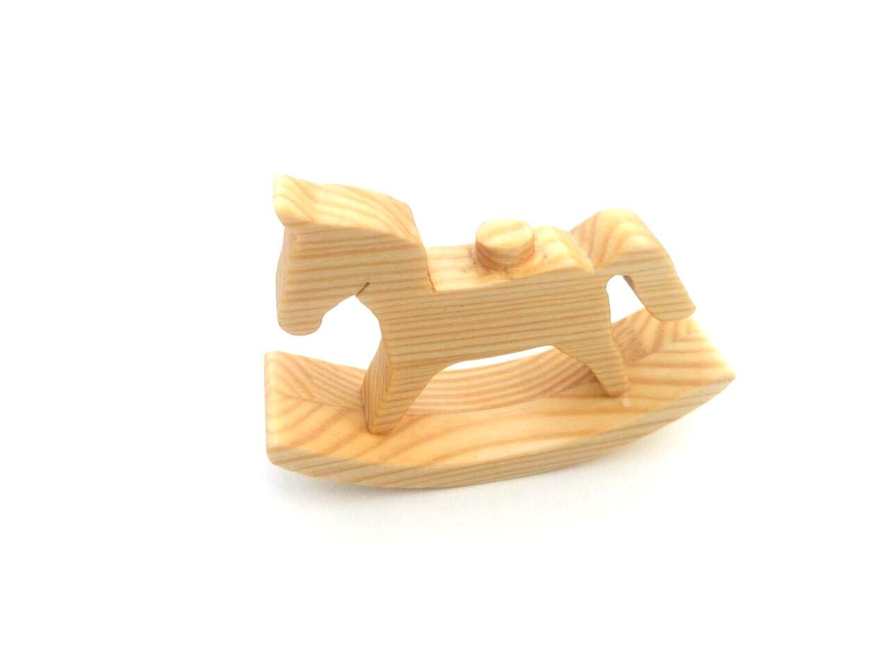 Wooden rocking horse toy