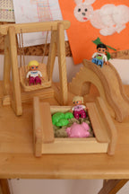 Maileg Furniture set of sandbox, swing, slide