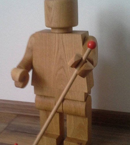 Wooden man 50cm/20in