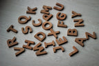 Numbers and Letters 4.3cm/1.7inches