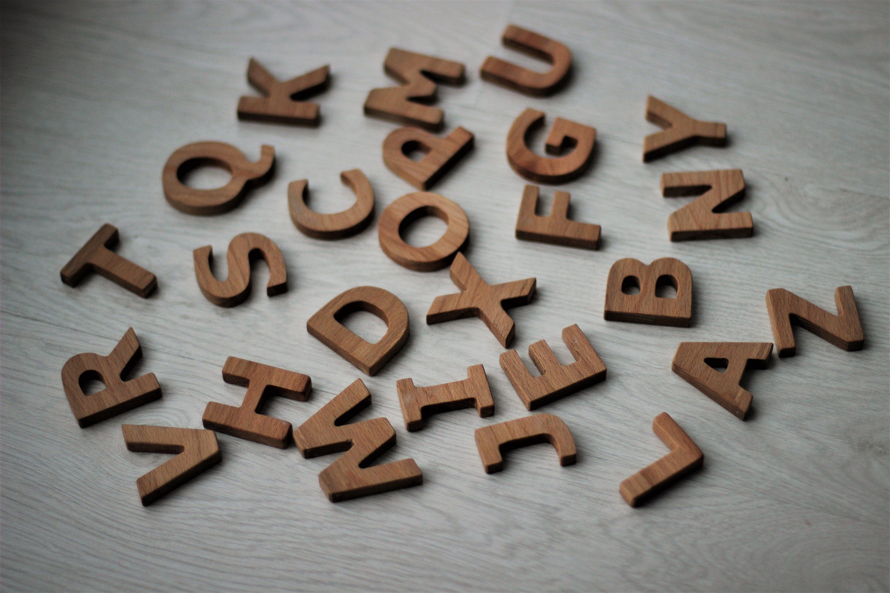 Numbers and Letters 4.3cm/1.7inches