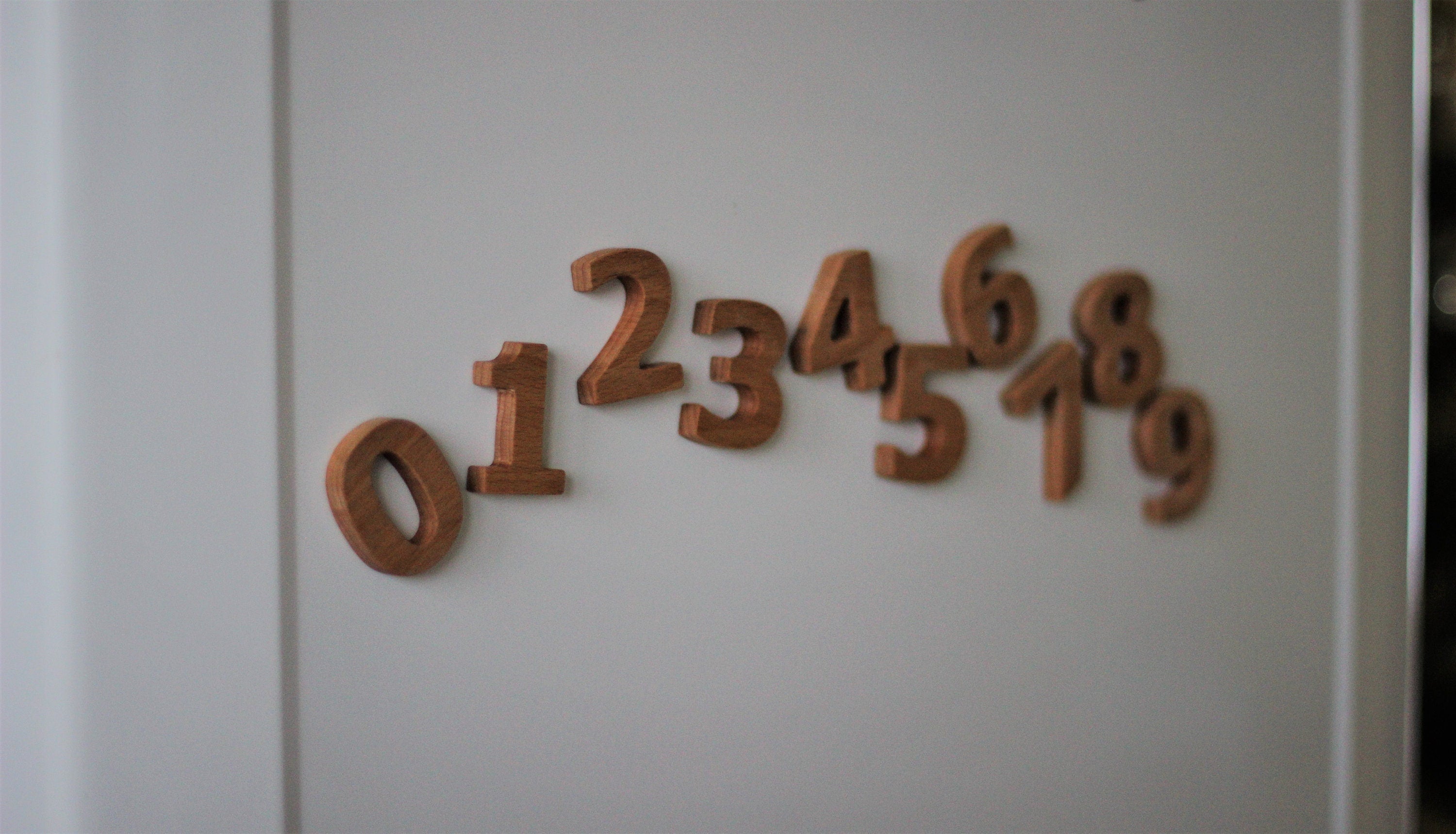 Wooden Numbers