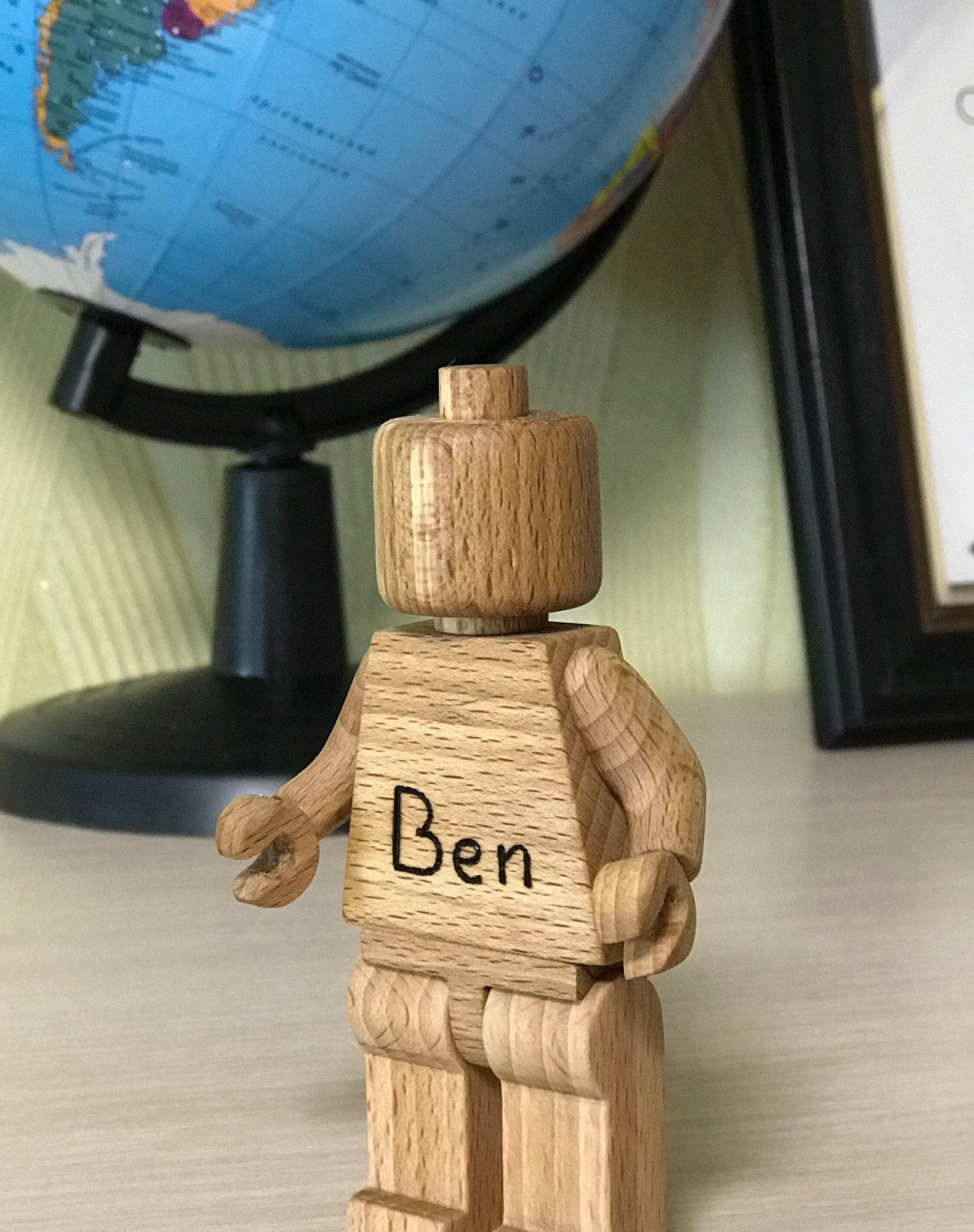 Wooden Magnetic man 10cm