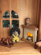 Corner fireplace scale 1/16