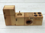 Maileg Kitchen set: Fridge Stove Sink Washing machine