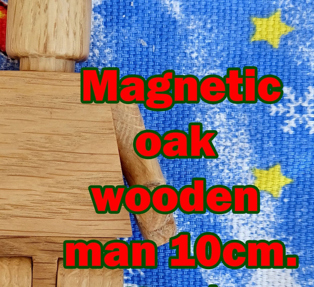 Wooden Magnetic man 10cm