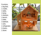 Dollhouse With Furniturescale 1:16