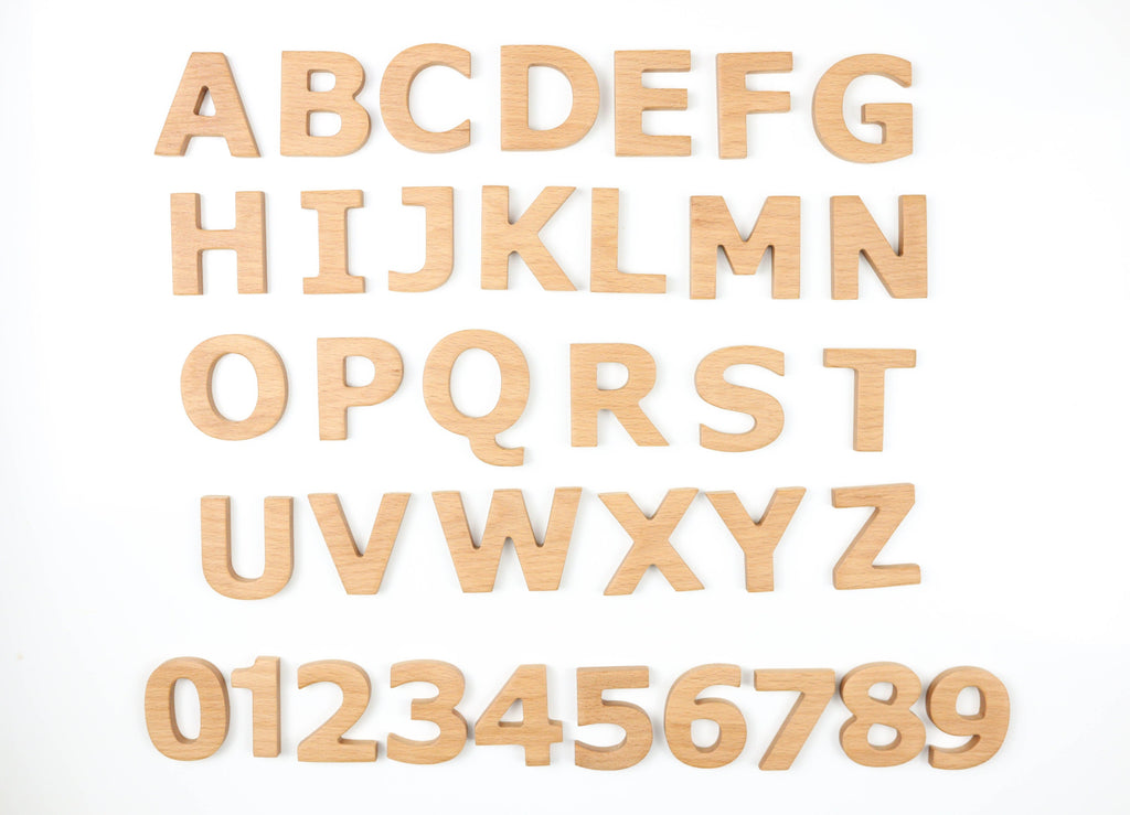 Numbers and Letters 4.3cm/1.7inches