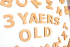 Wooden Letters 4.3cm
