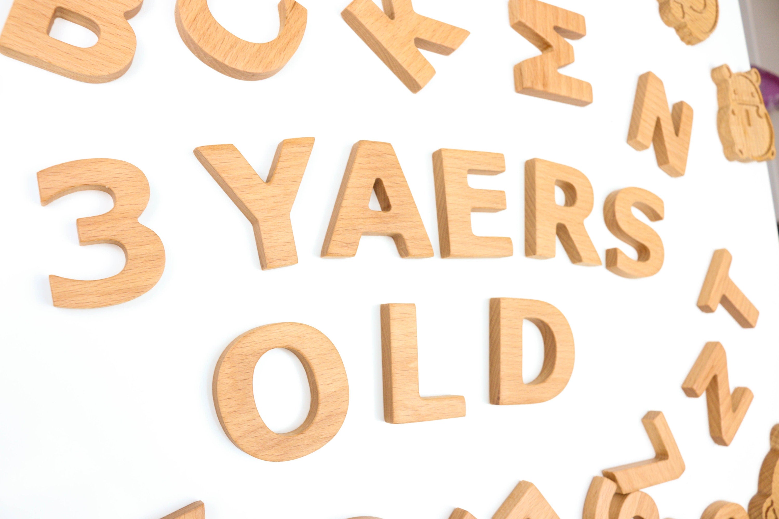 Wooden Letters 4.3cm