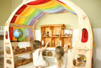 Rainbow fabric For Playstand