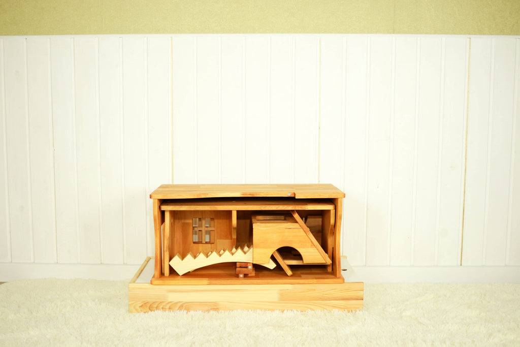 Stackable dollhouse with attic 1:16 Scale