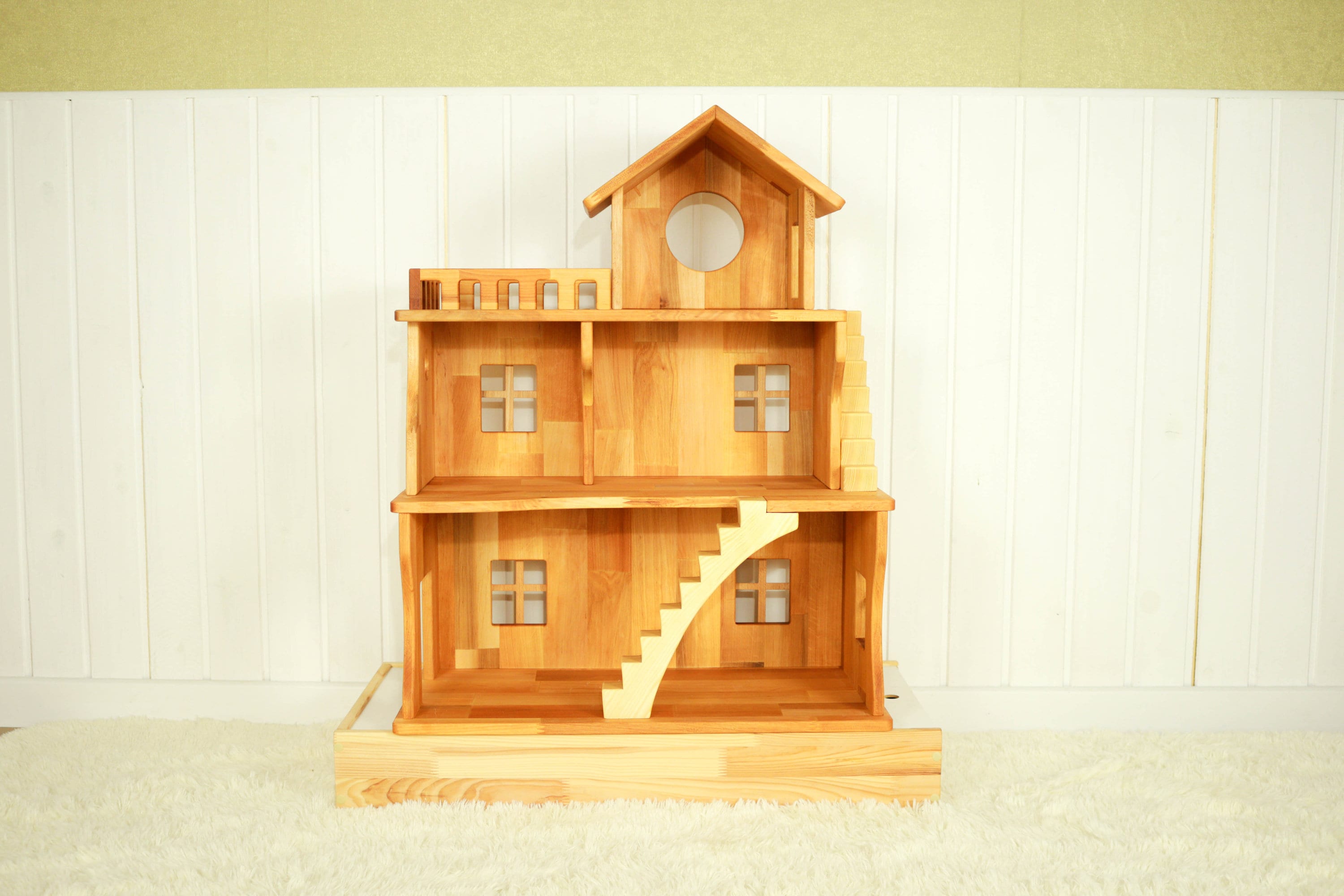 Stackable dollhouse with attic 1:16 Scale
