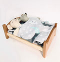 Queen bed for Toy 1/12 scale
