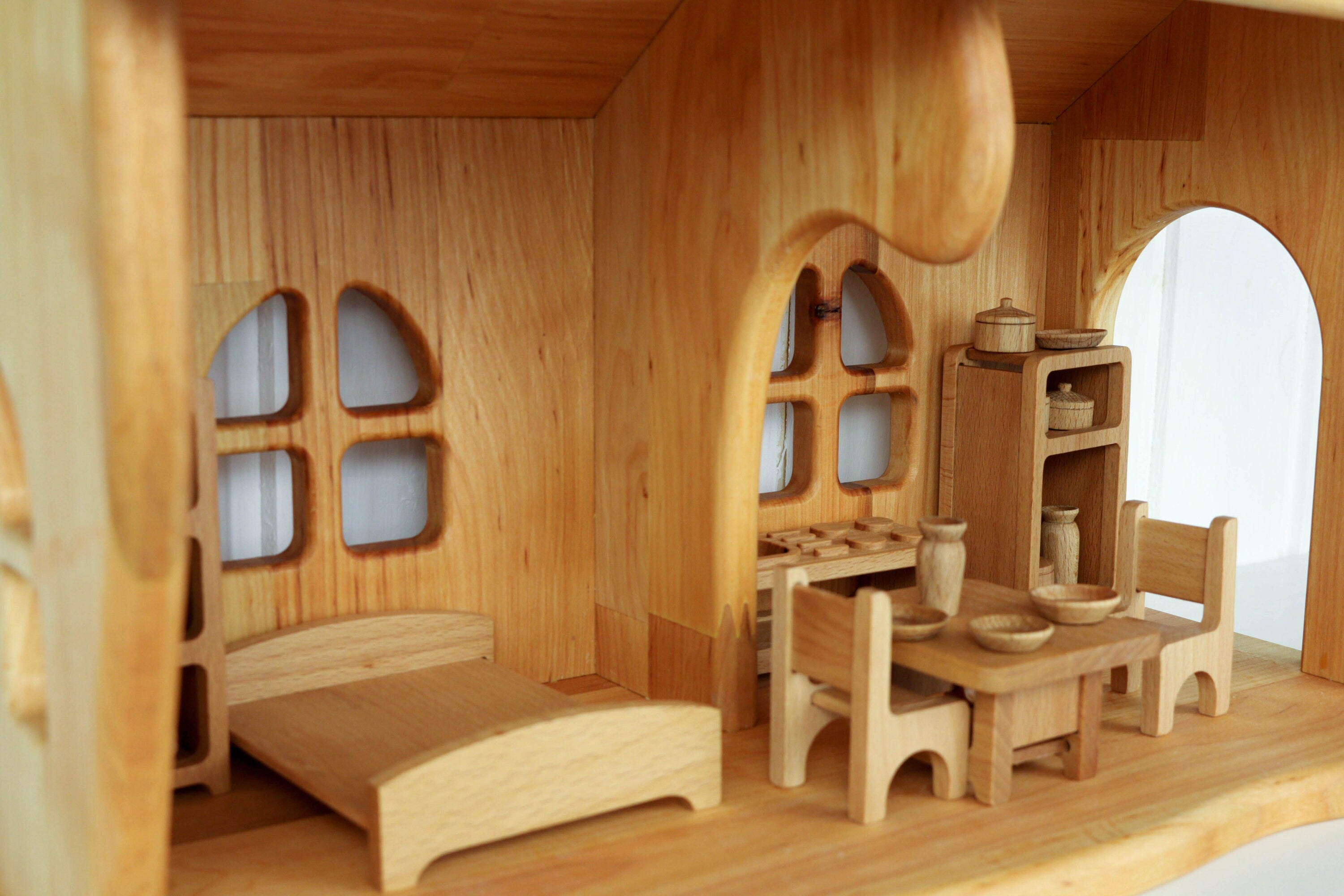 Waldorf Wooden furniture set scale 1:24