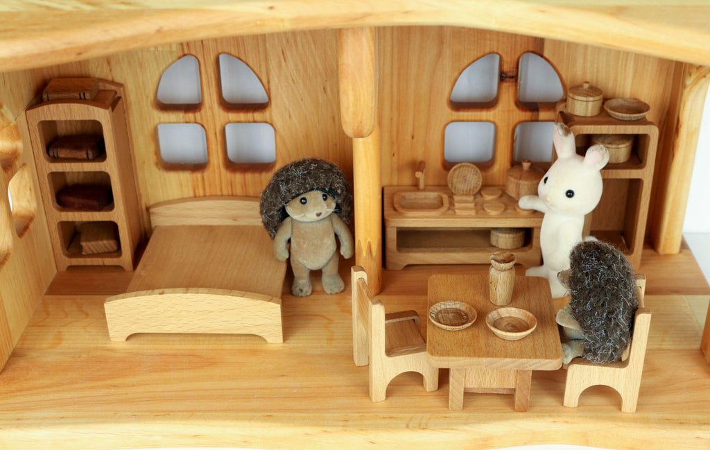 Waldorf Wooden furniture set scale 1:24