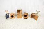 Maileg Kitchen set: Fridge Stove Sink Washing machine