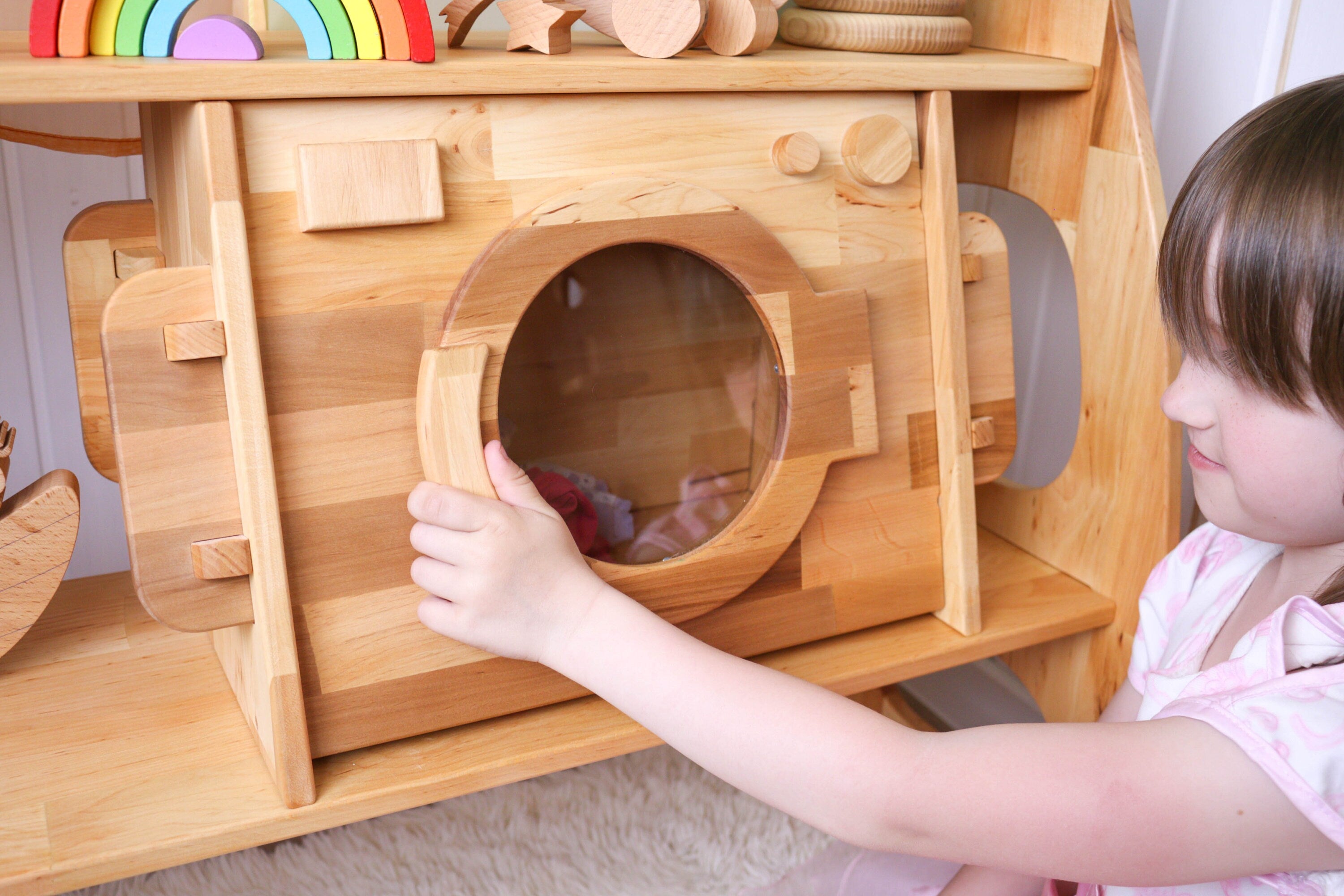 Washing machine for playstand