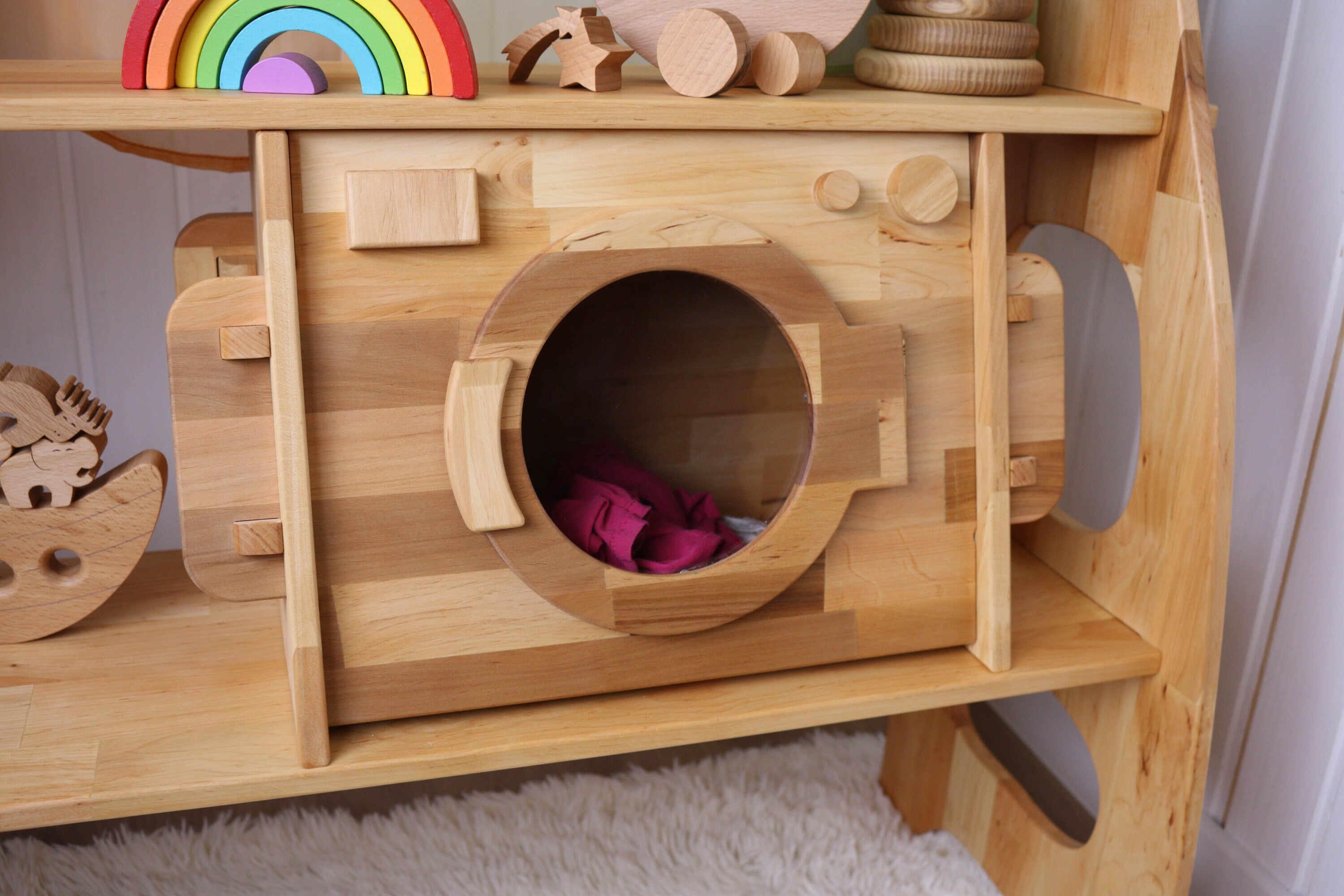 Washing machine for playstand