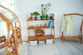 Montessori wooden shelf