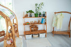 Montessori wooden shelf