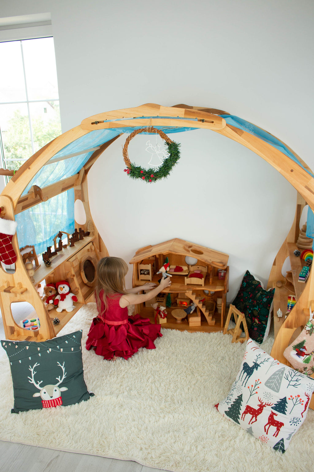 Maileg Dollhouse with Fireplace 1:12 Scale